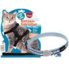 Katzenhalsband + Katzengeschirr